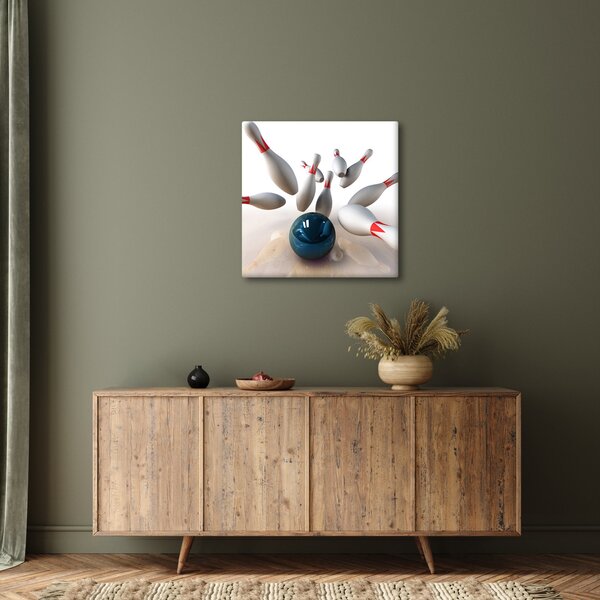 Obraz - Bowling (30x30 cm)