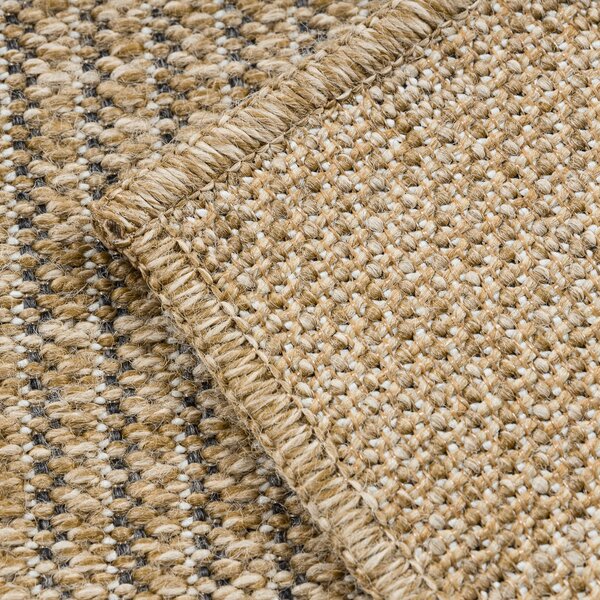 Dywany Łuszczów, Kusový koberec Spark 0688 beige/black, 160x220, béžová, chodba / předsíň