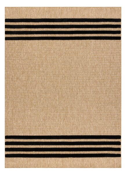 Dywany Łuszczów, Kusový koberec Spark 0689 beige/black, 120x170, béžová, chodba / předsíň