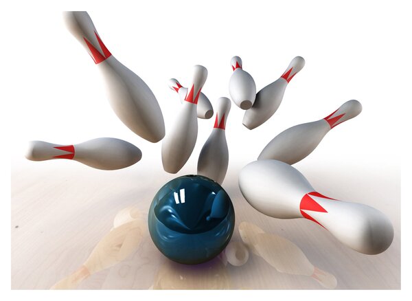 Obraz - Bowling (70x50 cm)