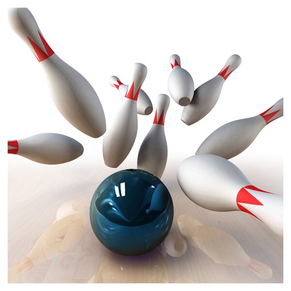 Obraz - Bowling (30x30 cm)