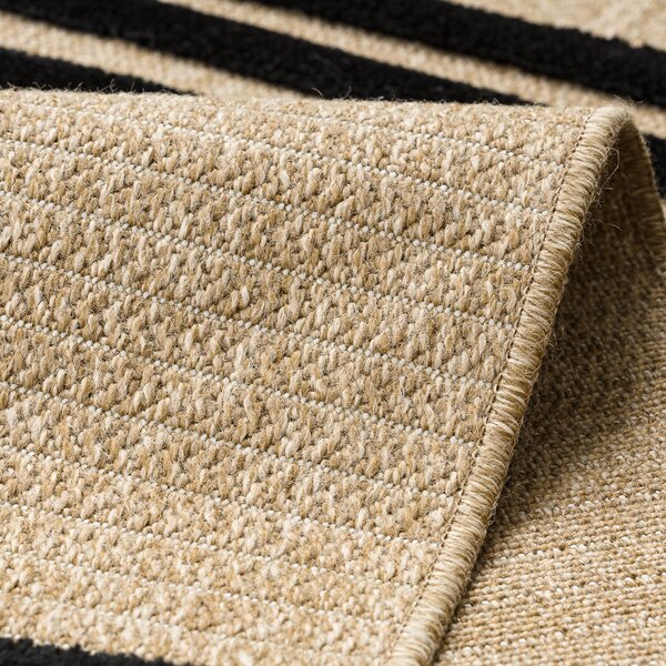 Dywany Łuszczów, Kusový koberec Spark 0689 beige/black, 120x170, béžová, chodba / předsíň