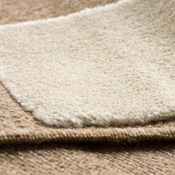 Dywany Łuszczów, Kusový koberec Spark 0710A beige/cream, 80x150, béžová, chodba / předsíň