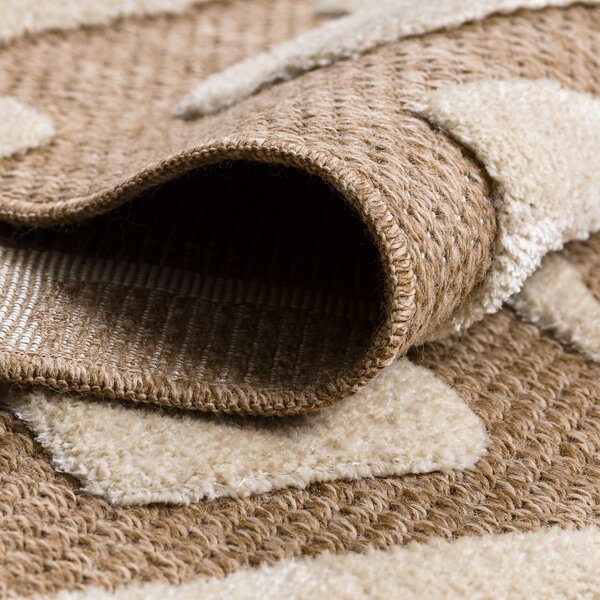 Dywany Łuszczów, Kusový koberec Spark 0711A beige/cream, 80x150, béžová, chodba / předsíň