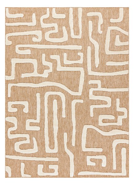 Dywany Łuszczów, Kusový koberec Spark 0711A beige/cream, 80x150, béžová, chodba / předsíň