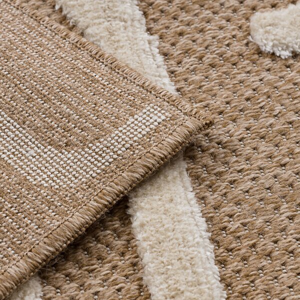 Dywany Łuszczów, Kusový koberec Spark 0711A beige/cream, 80x150, béžová, chodba / předsíň