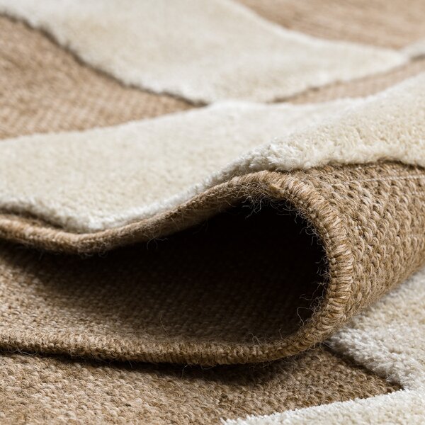 Dywany Łuszczów, Kusový koberec Spark 0710A beige/cream, 80x150, béžová, chodba / předsíň