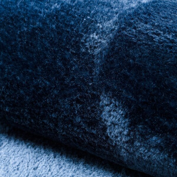 Dywany Łuszczów, Kusový koberec Visco Rabbit Dark blue 10, 80x150, modrá, dětský pokoj