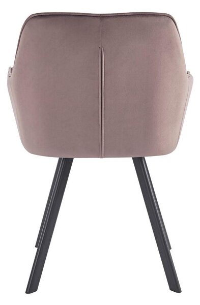 Designové křeslo Petena (hnědošedá)