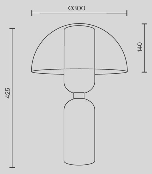 MAYTONI Stolní lampa Memory E14x1 40W MOD177TL-01B