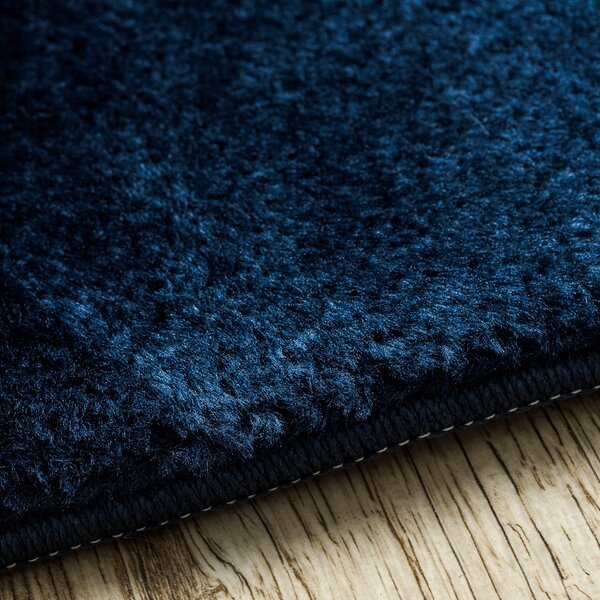 Dywany Łuszczów, Kusový koberec Visco Rabbit Dark blue 10, 80x150, modrá, dětský pokoj