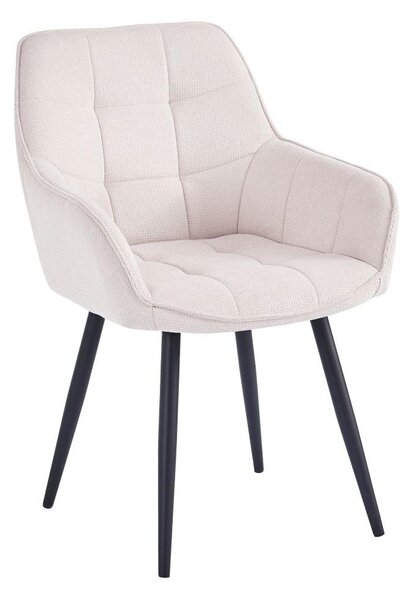 Designové křeslo Morkenus (béžová + černá)