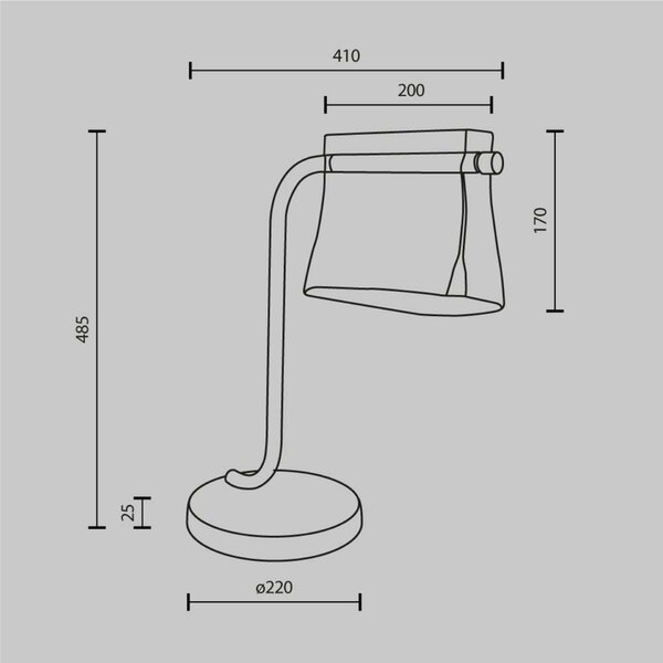 MAYTONI Stolní lampa Cabaret 3000K 8W MOD170TL-L8BS3K