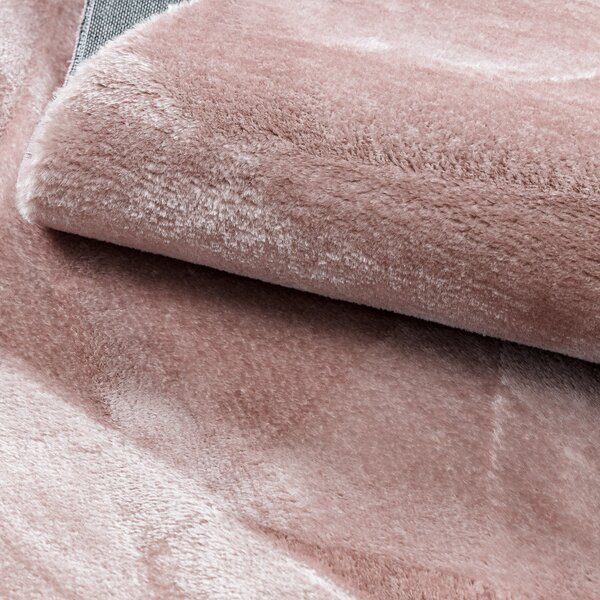 Dywany Łuszczów, Kusový koberec Visco Rabbit Pink 8, 80x150, růžová, dětský pokoj