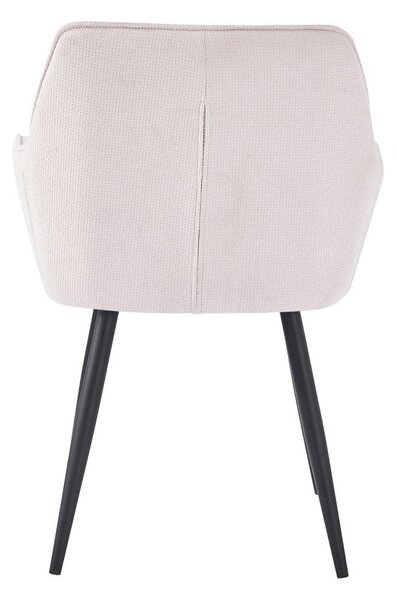 Designové křeslo Morkenus (béžová + černá)