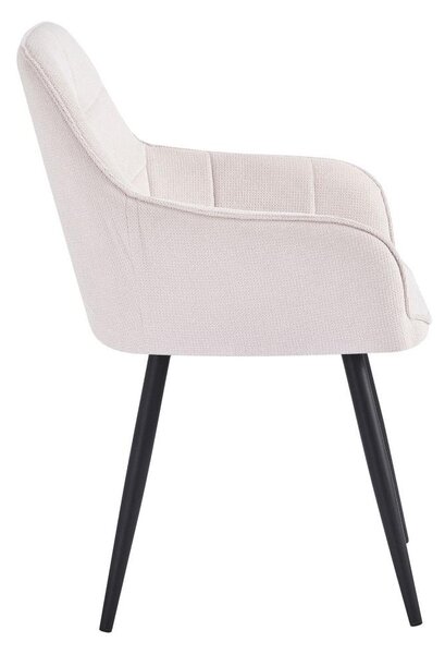 Designové křeslo Morkenus (béžová + černá)