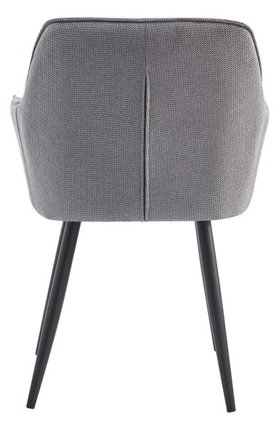 Designové křeslo Morkenus (šedá + černá)