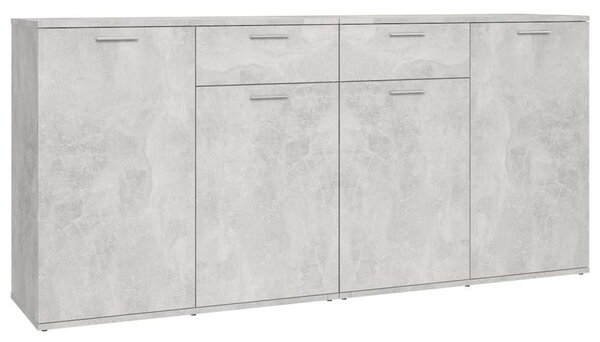Příborník betonově šedý 160 x 36 x 75 cm kompozitní dřevo 3074931