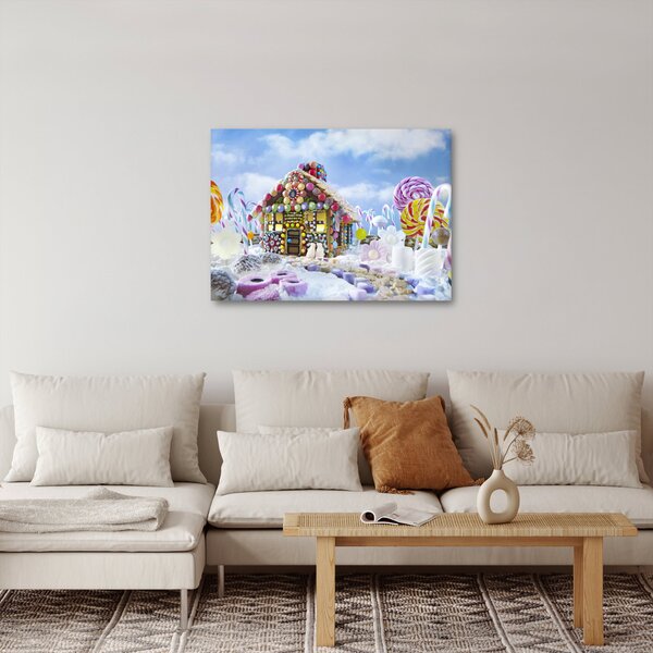 Obraz - Perníková chaloupka (70x50 cm)