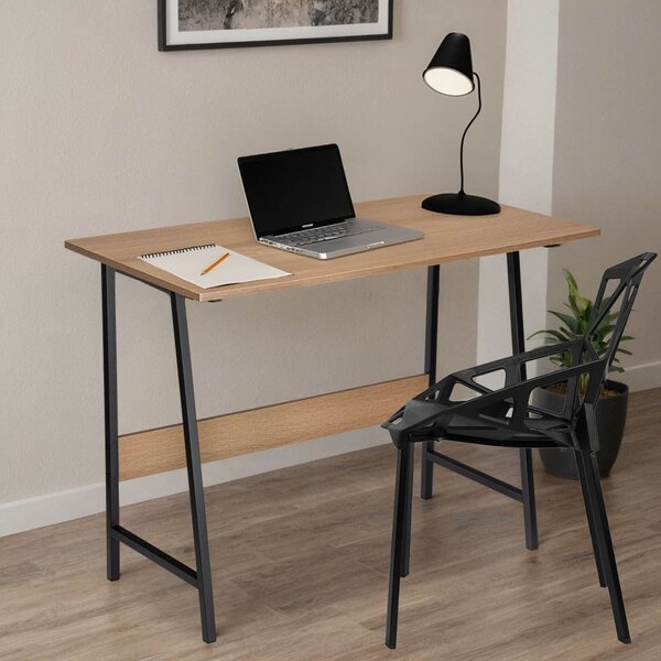 Malý loftový psací stůl SKAGEN – dekor dub Modern Oak