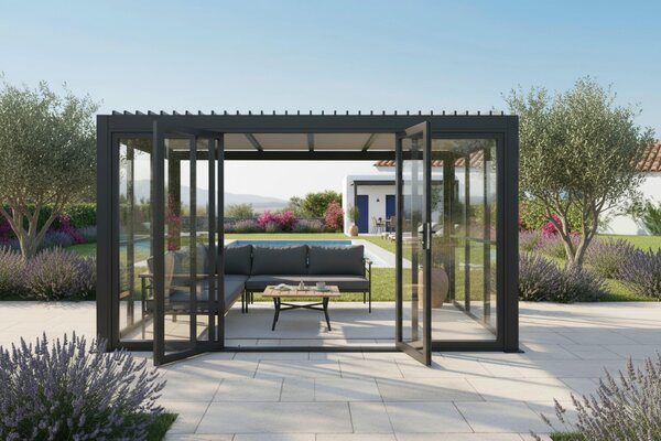 PERGOLA velikost: 396/231/299 cm Amatio - Zahradní altány