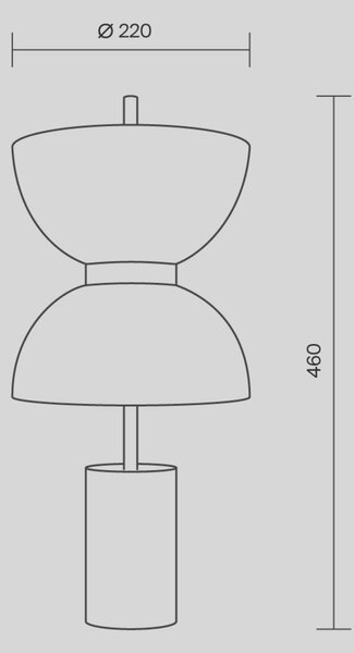 MAYTONI Stolní lampa Kyoto 3000K 11W MOD178TL-L11W3K