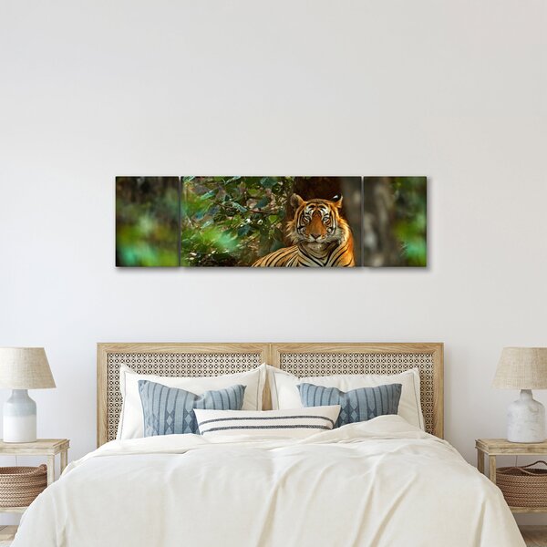 Obraz odpočívajícího tygra (170x50 cm)
