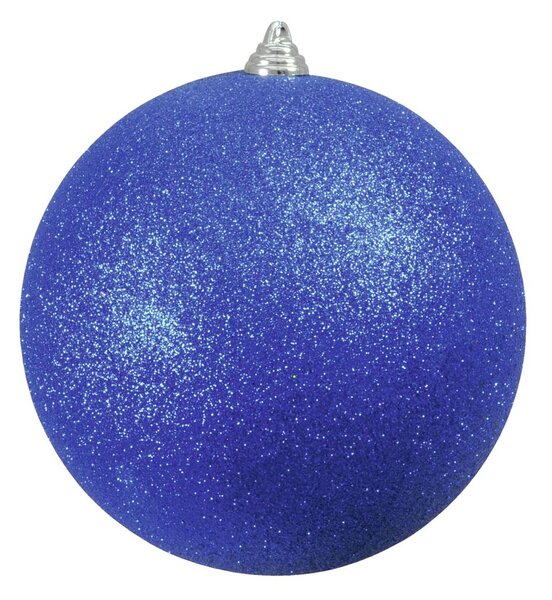 Vánoční dekorační ozdoba, 20 cm, modrá se třpytkami, 1 ks