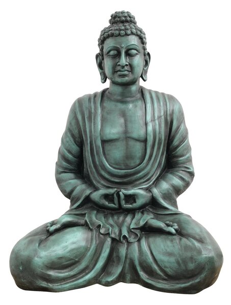 Socha Budhy, čarná, 120 cm