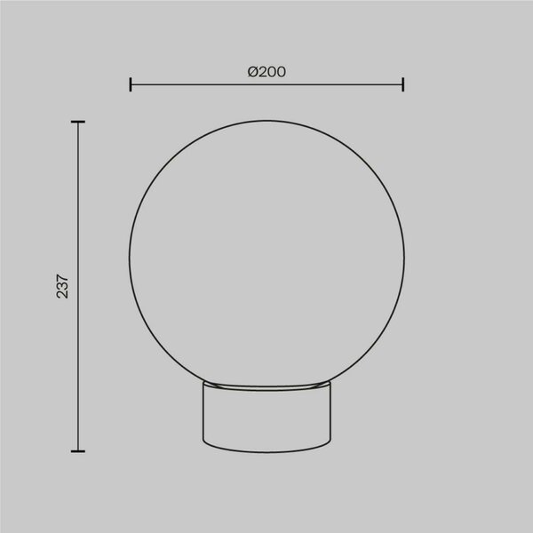 MAYTONI Stolní lampa Basic form E14x1 40W MOD321TL-01G3