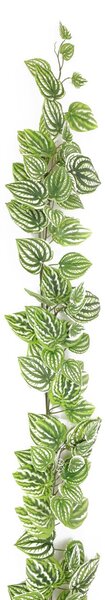 Girlanda Réva se zeleno-bílými lístky, 180 cm (umělá girlanda)