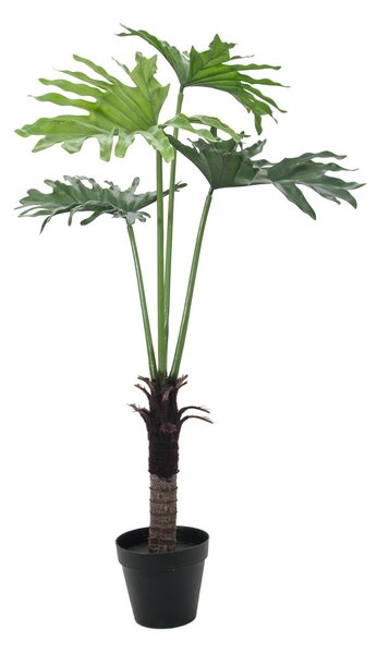 Umělá palma Splitphilodendron - 4 listy, 120cm