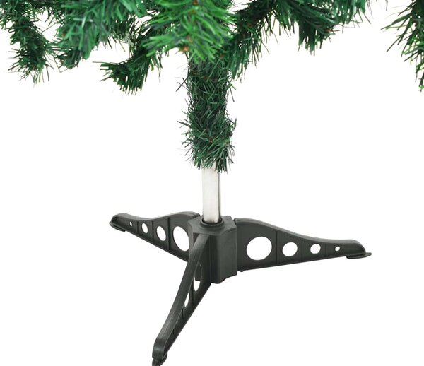 Umělý vánoční stromek s LED a sadou koulí 210 cm 910 větviček 3077490