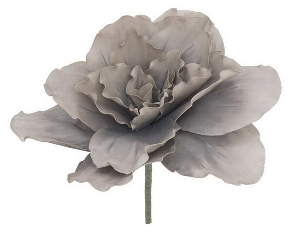 Obří květina šedo béžová, 80 cm