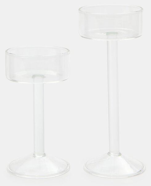 Sinsay - Sada transparentních svícnů 2 pack - clear