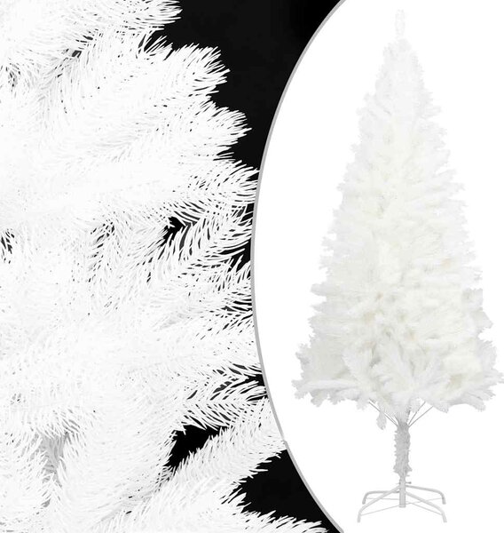 Umělý vánoční stromek s LED a sadou koulí bílý 240 cm 3077550