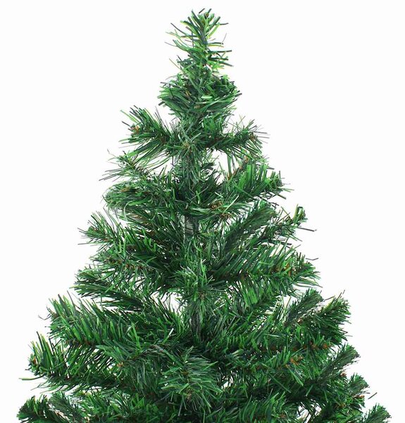 Umělý vánoční stromek s LED a sadou koulí 180 cm 564 větviček 3077575