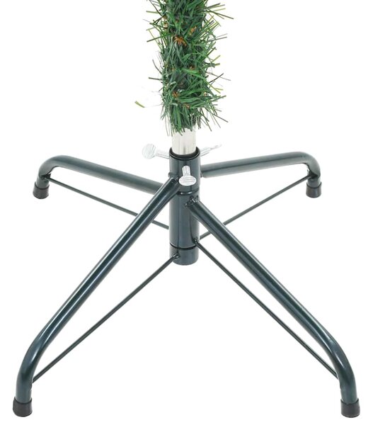 Umělý vánoční stromek LED osvětlení sada koulí a šišky 180 cm 3077614