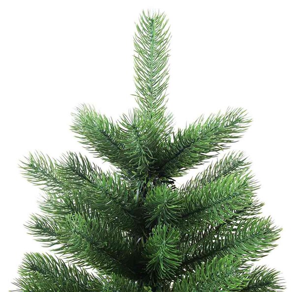 Umělý vánoční stromek s LED a sadou koulí 90 cm zelený 3077638