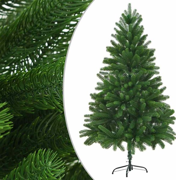 Umělý vánoční stromek s LED a sadou koulí 180 cm zelený 3077641