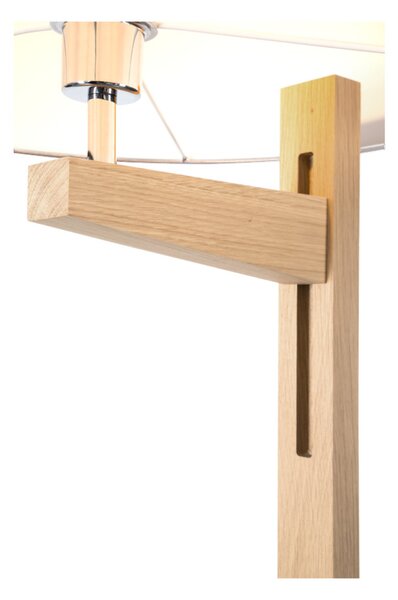 BRITOP Stojací lampa ALINA, 1xE27, v. 168 cm Barva stínidla: Bílá látka