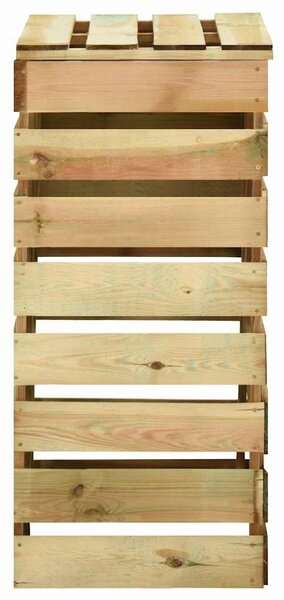 Laťkový zahradní kompostér 4 ks 80 x 50 x 100 cm borovice 3078138