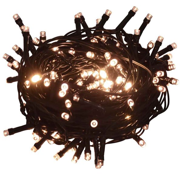 Umělý vánoční stromek s LED osvětlením a šiškami 210 cm 3077748