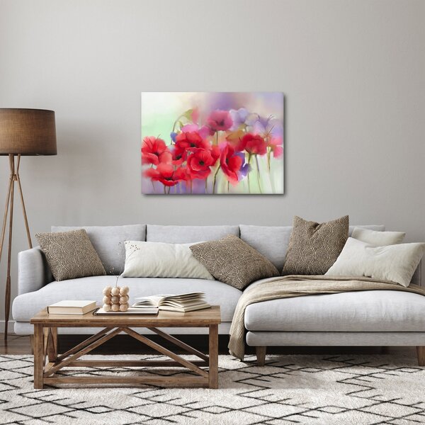 Obraz vlčích máků (70x50 cm)