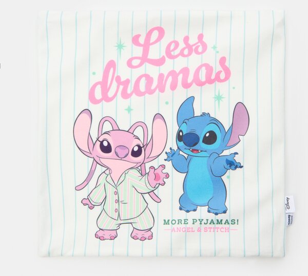 Sinsay - Povlak na polštář Stitch - bílá