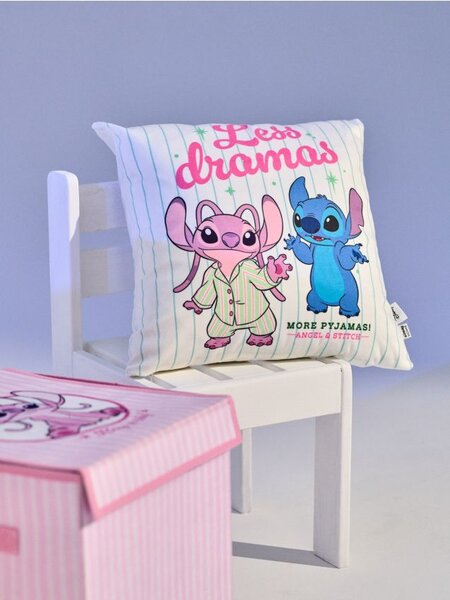 Sinsay - Povlak na polštář Stitch - bílá