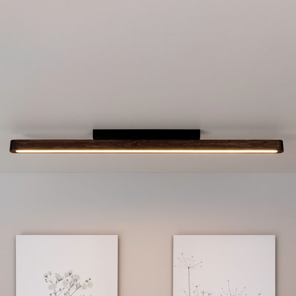 BRITOP Stropní LED svítidlo FORESTIER, 12W, d. 90 cm, CRI 80 Barva: Hnědá