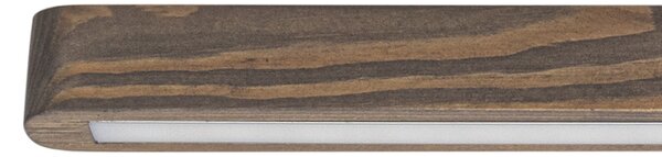 BRITOP Stropní LED svítidlo FORESTIER, 12W, d. 90 cm, CRI 80 Barva: Hnědá