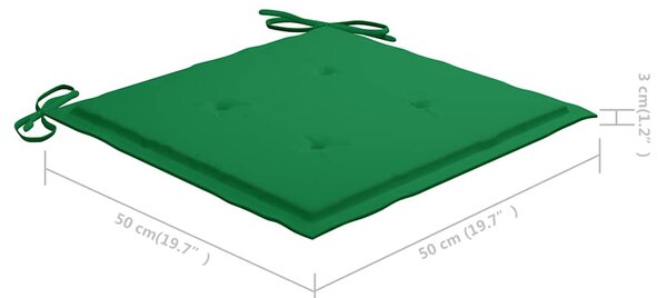 Zahradní jídelní židle 8 ks s poduškami masivní akáciové dřevo 3078379