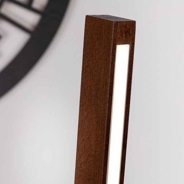BRITOP Stojací LED lampa FORESTIER 18W, v. 144 cm, CRI 80 Barva: Hnědá